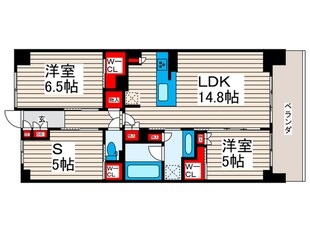 ドゥーエ町屋の物件間取画像